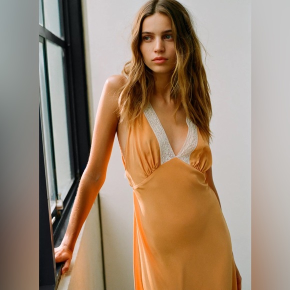 Aritzia Adelphi silk slip dress - Picture 5 of 10